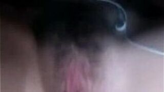 Sexy young babe with perky tits masturbates on cam porn video